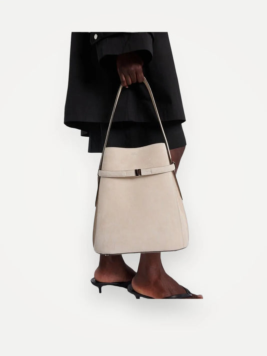 Toteme Suede Bucket-handväska