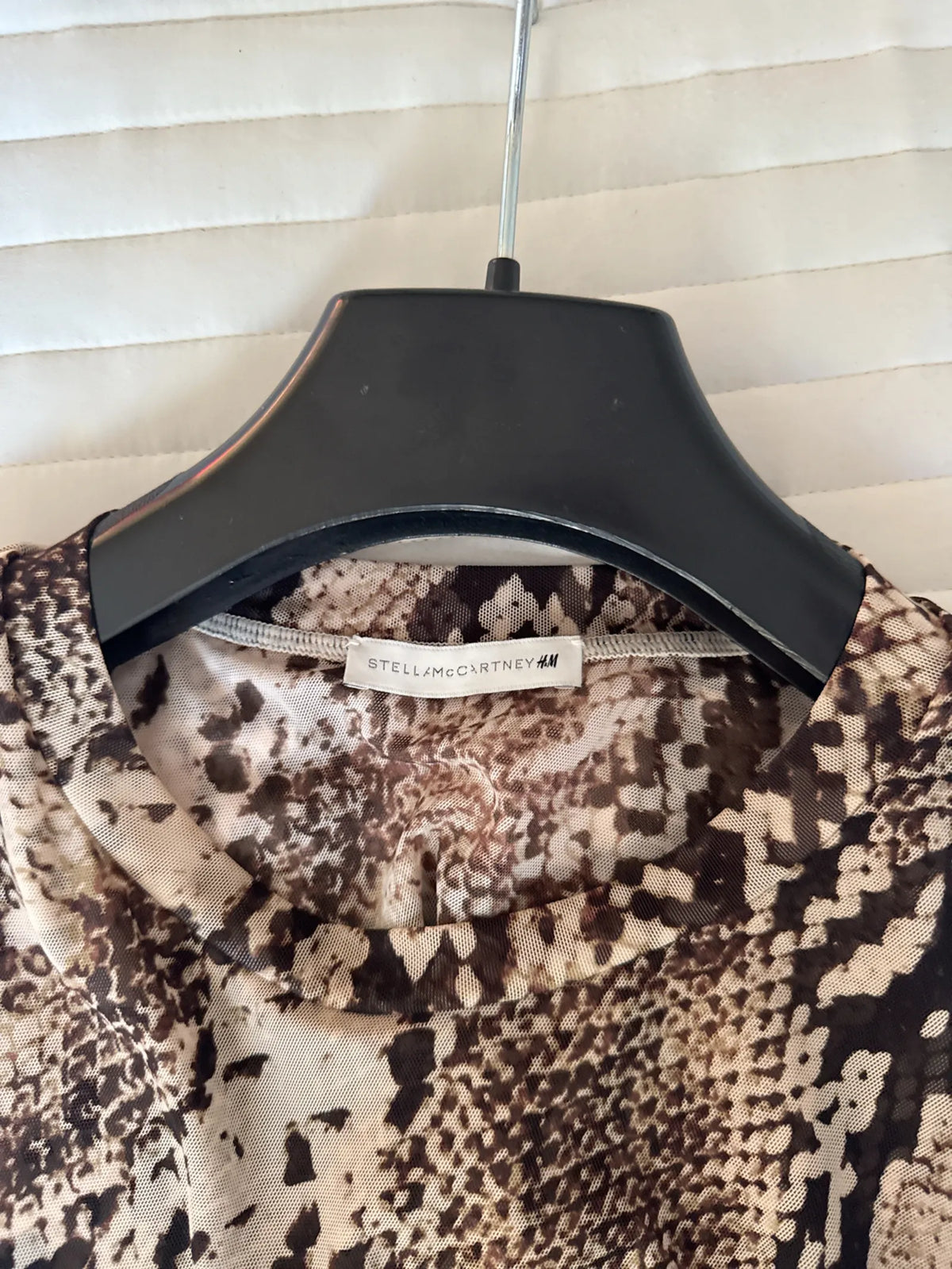 Stella Mccartney For H&M Med Ormskinnstryck-klänning NWOT