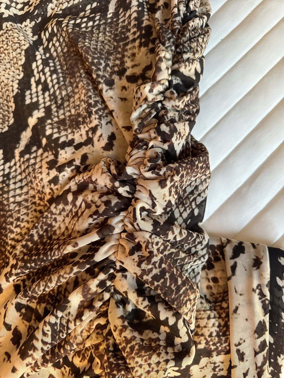 Stella Mccartney For H&M Med Ormskinnstryck-klänning NWOT