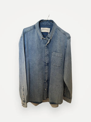 A Day's March Original Button Denim-skjorta NWT