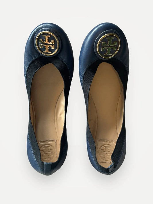 Tory Burch-skinnballerinaskor