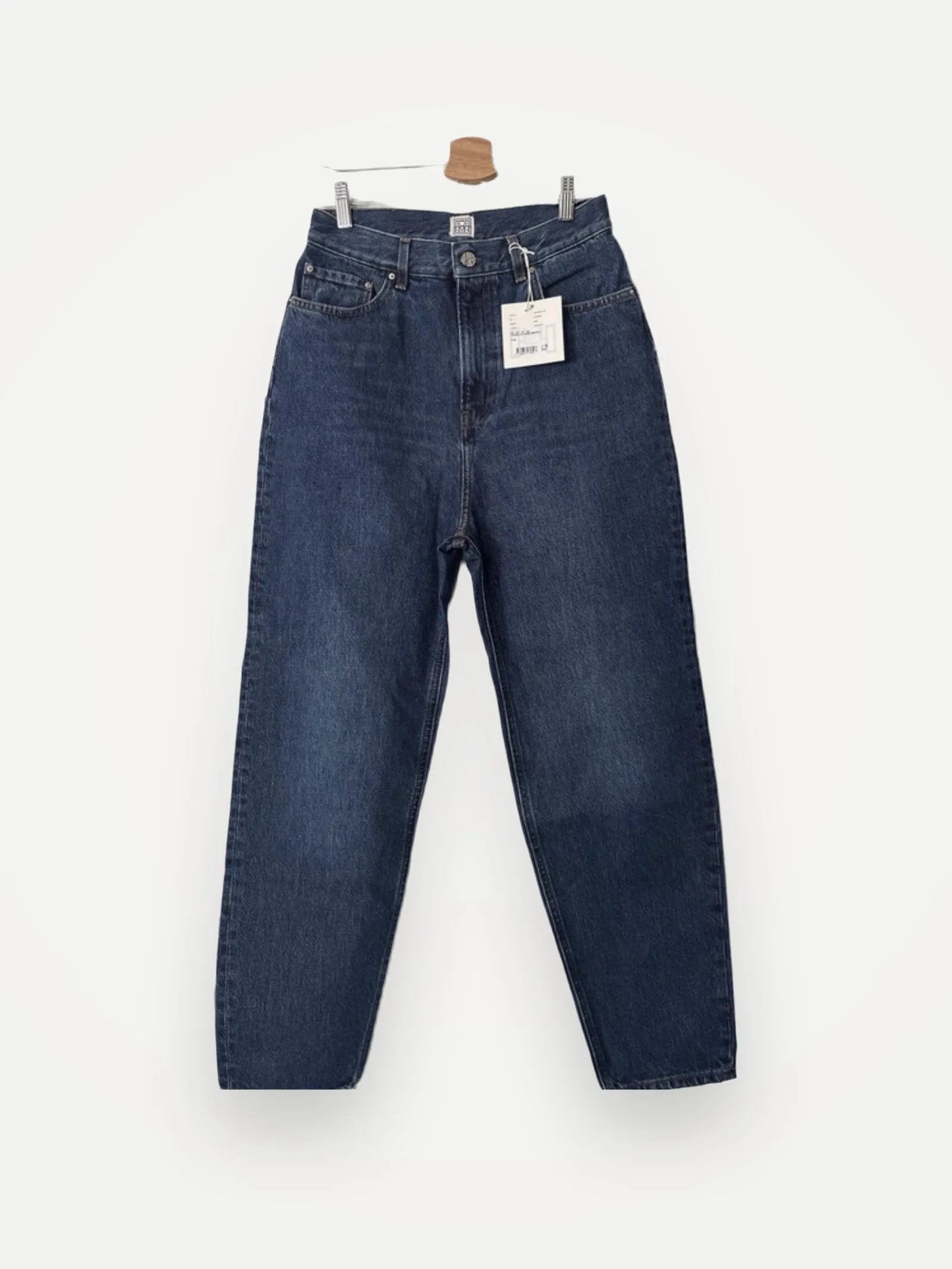 Toteme Tapered Leg Denim Dark Blu-jeans NWT
