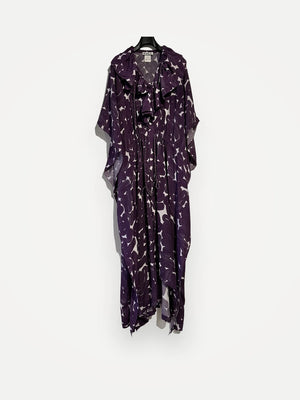 Hope Frill Silk Kaftan