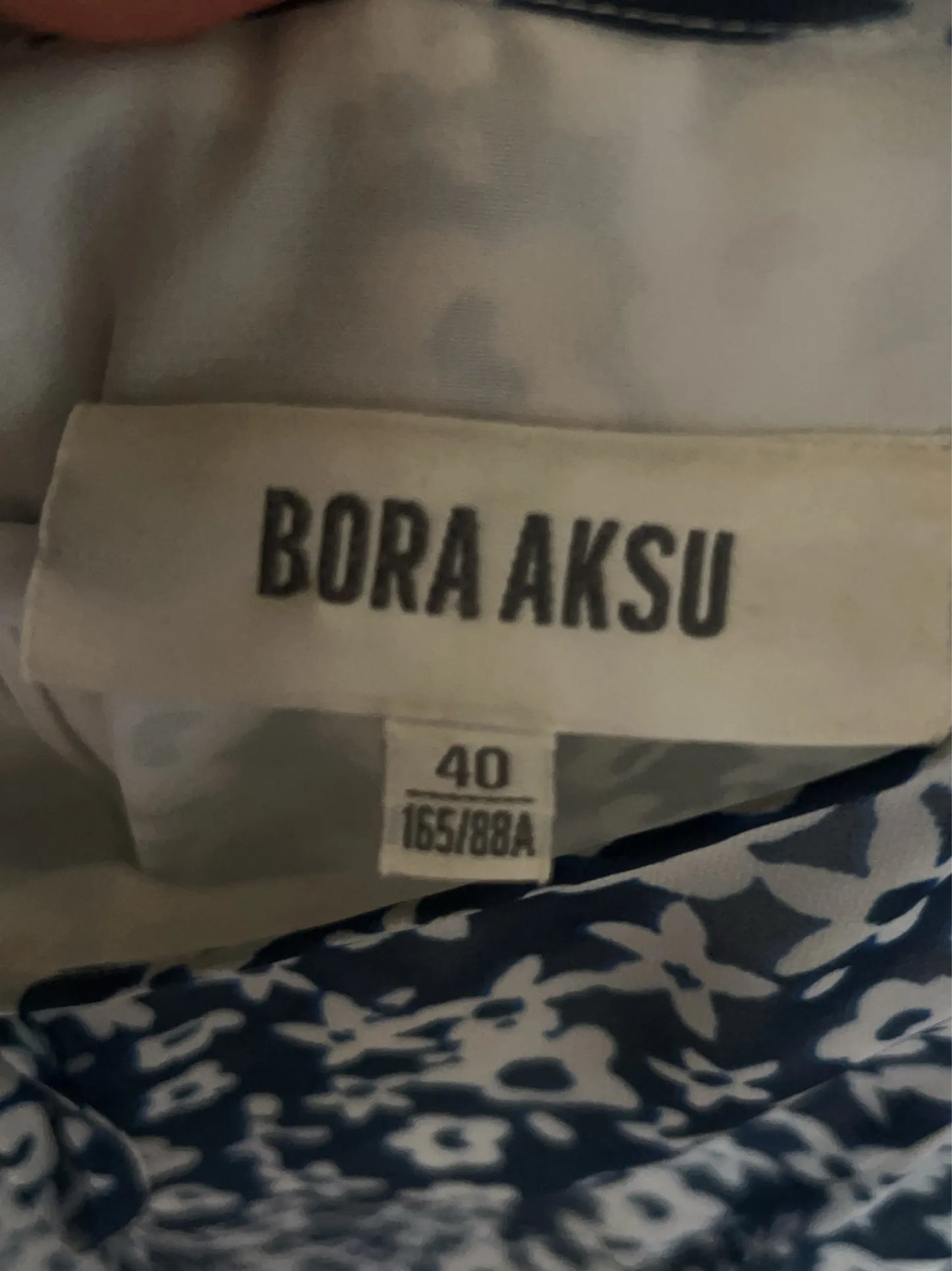 Bora Aksu Mixed Floral Print Chiffon-klänning