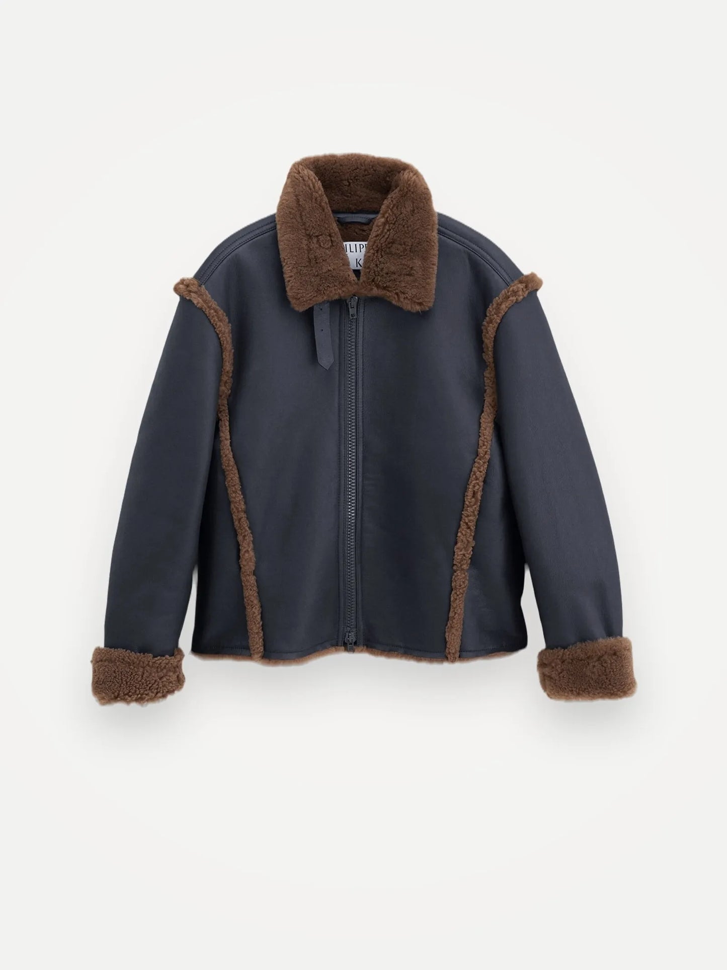Filippa K Shearling Aviator-skinnjacka