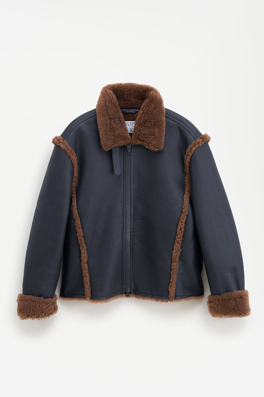 Filippa K Shearling Aviator Jacket