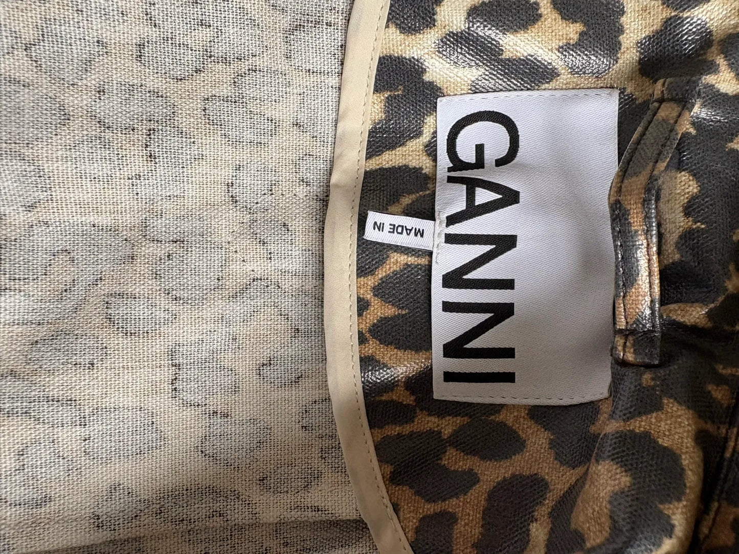 Ganni Vaxed Canvas-jacka