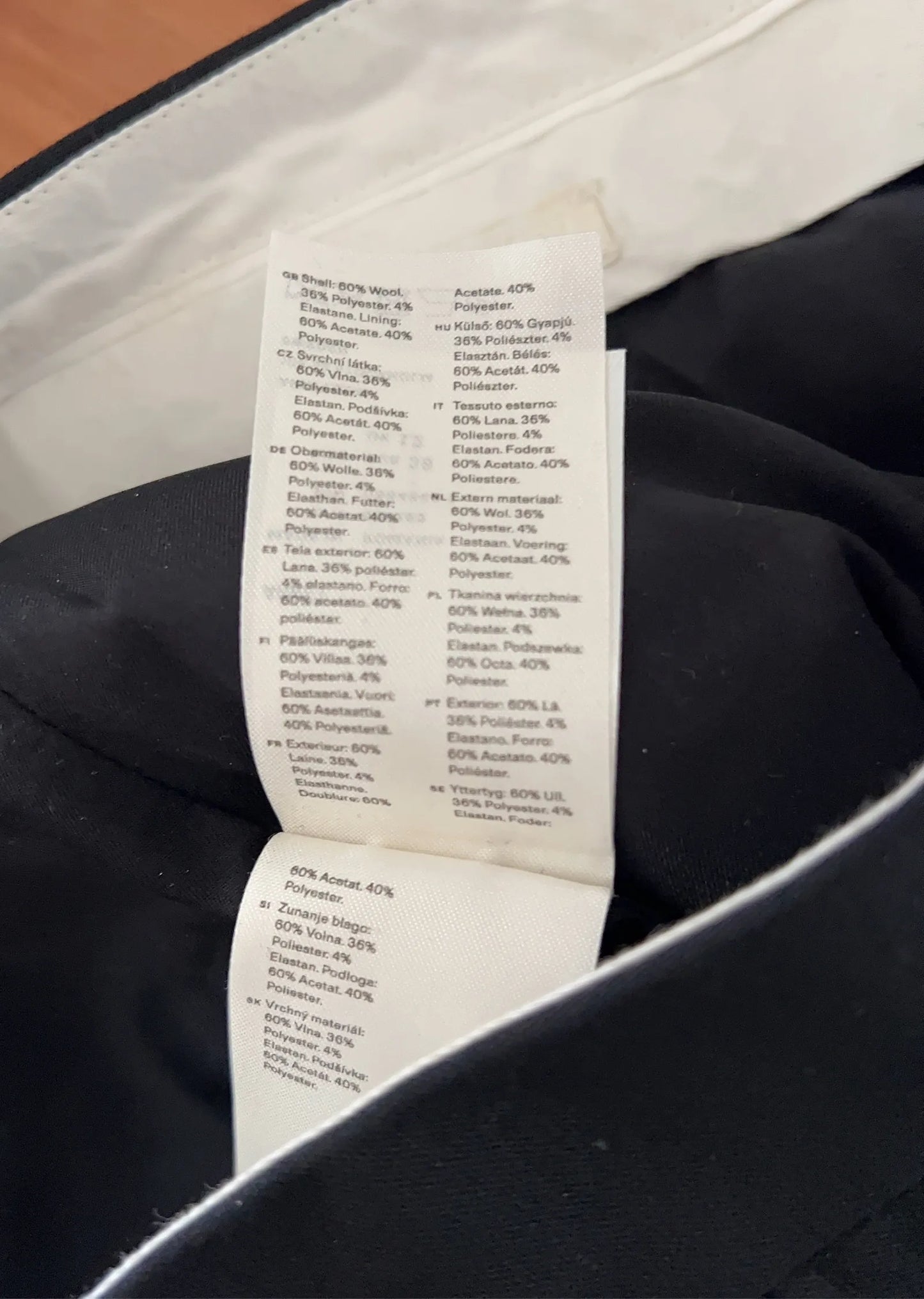 Arket-ullkostymbyxor NWOT