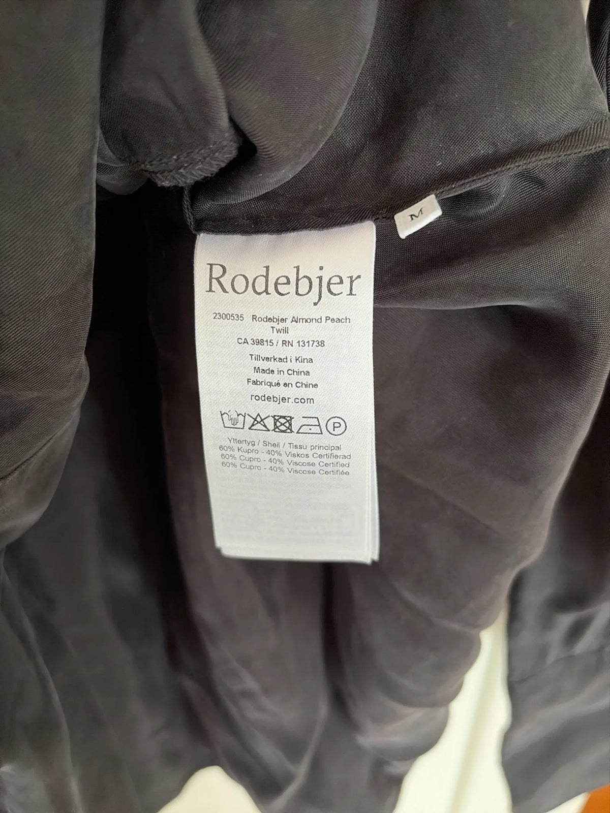 Rodebjer Almond Peach Twill-blus