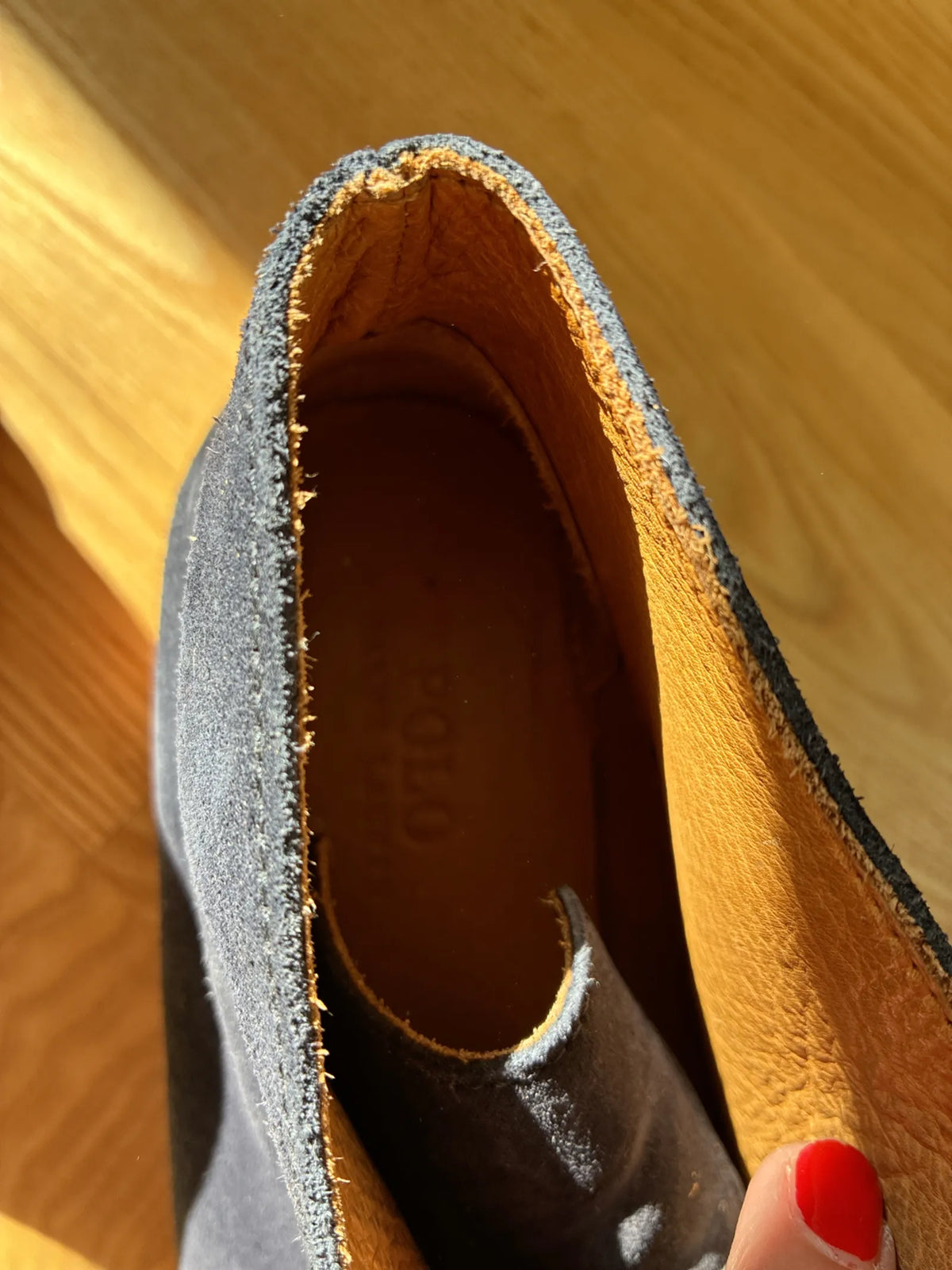 Ralph Lauren-skinnboots