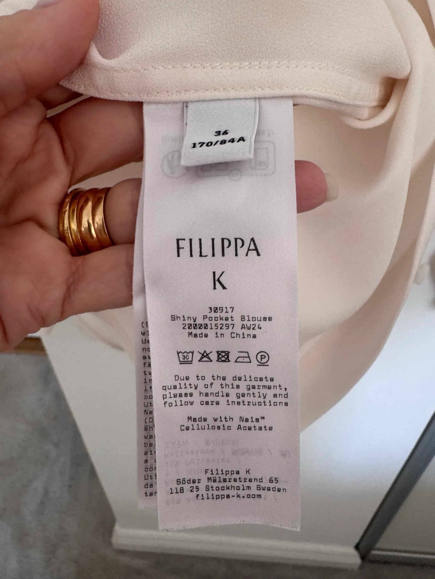 Filippa K Shiny Pocket Blouse