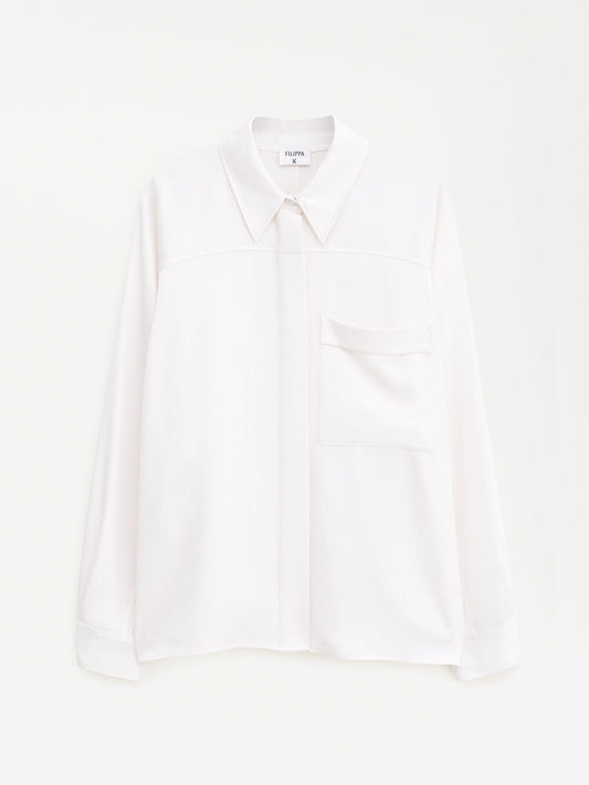Filippa K Shiny Pocket-blus