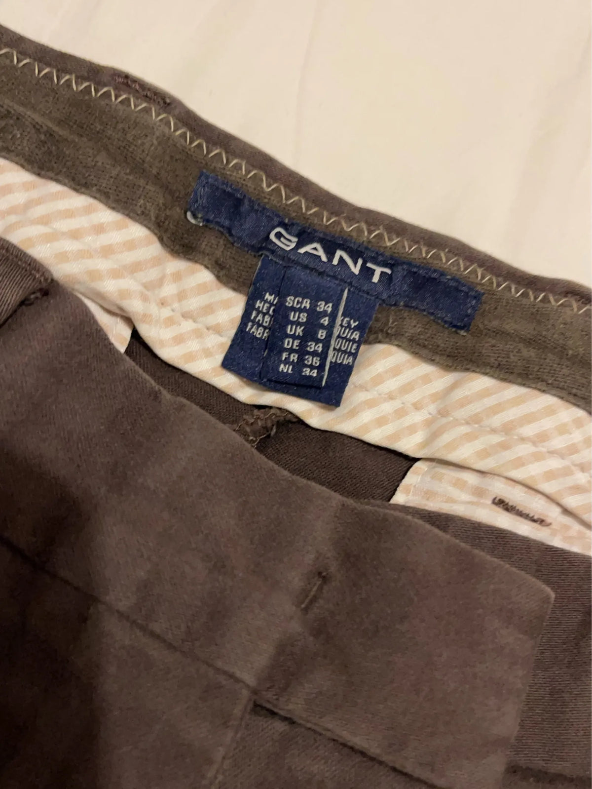 Gant Antique Dye Pleated Trousers
