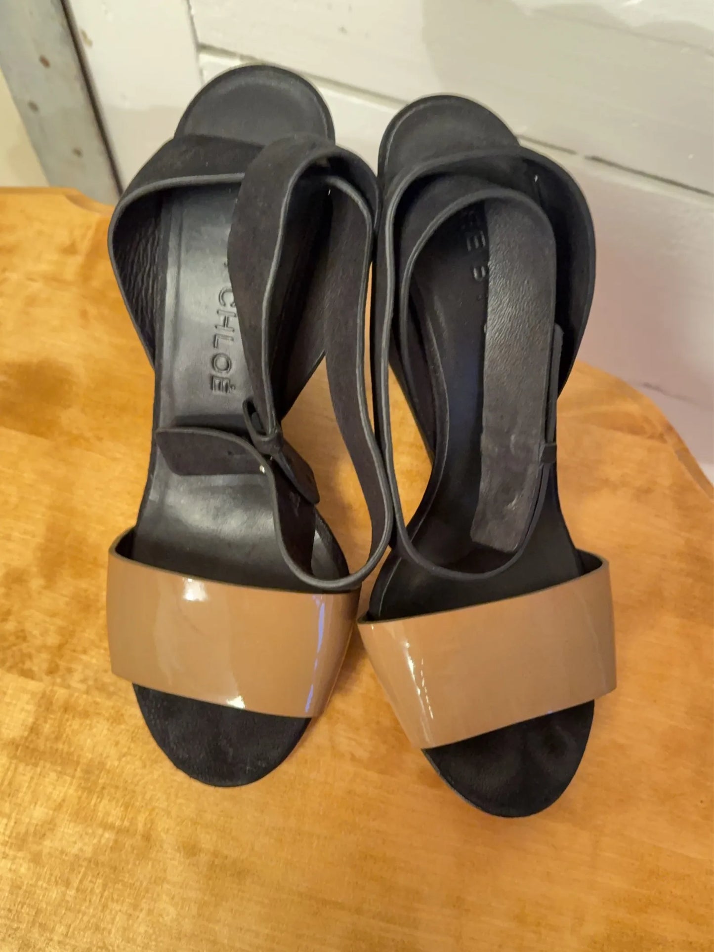 Chloé-skinnsandaler
