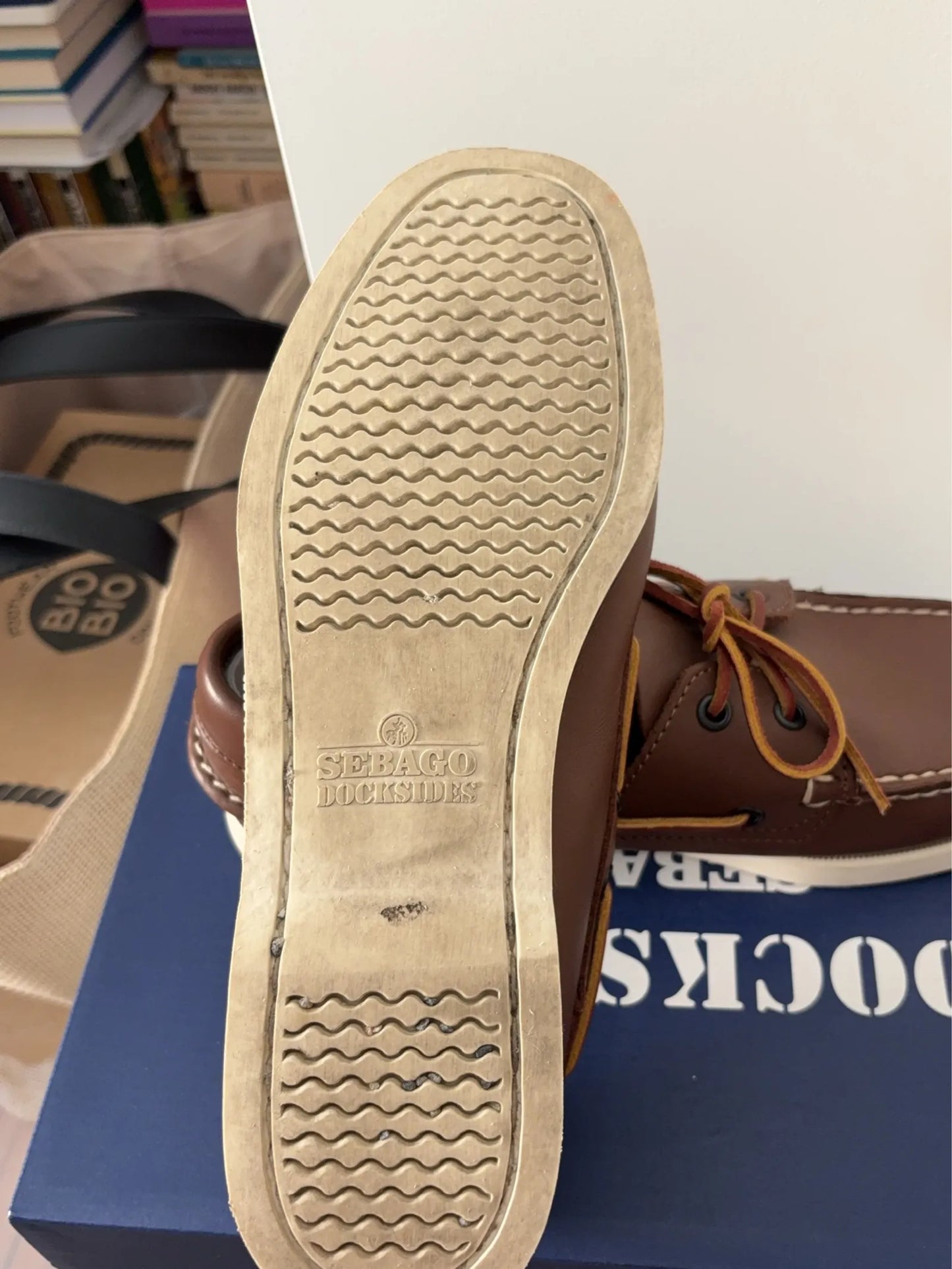 Sebago Docksides Portland-skinnloafers