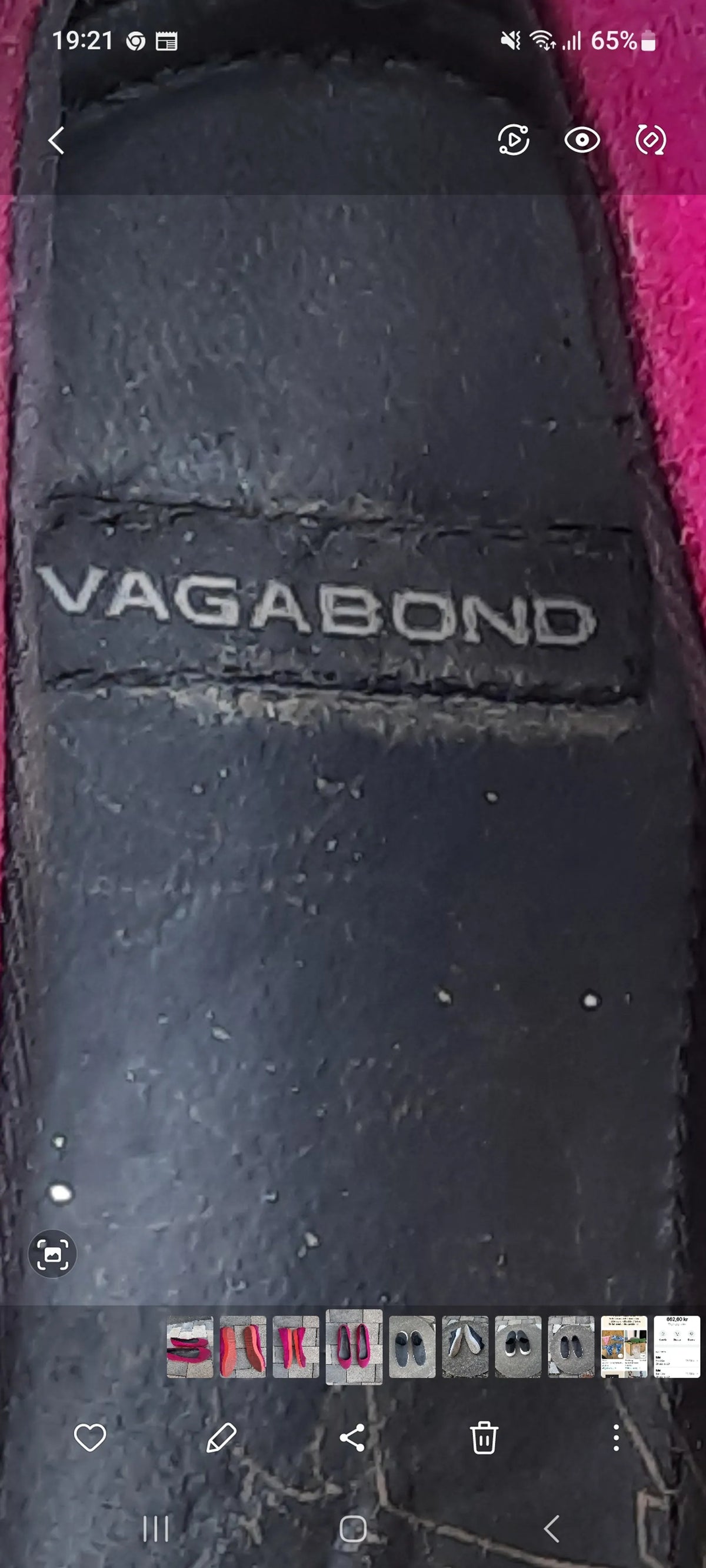 Vagabond-ballerinaskor