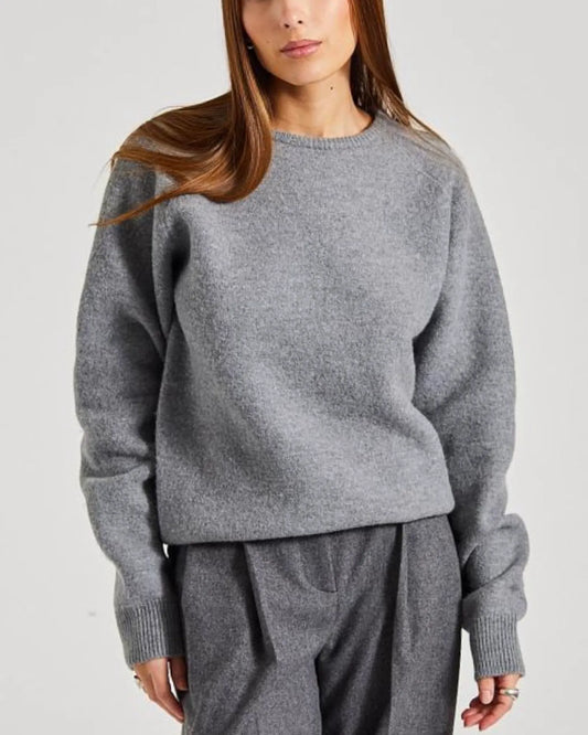 Toteme Crew Wool Knit-ulltröja