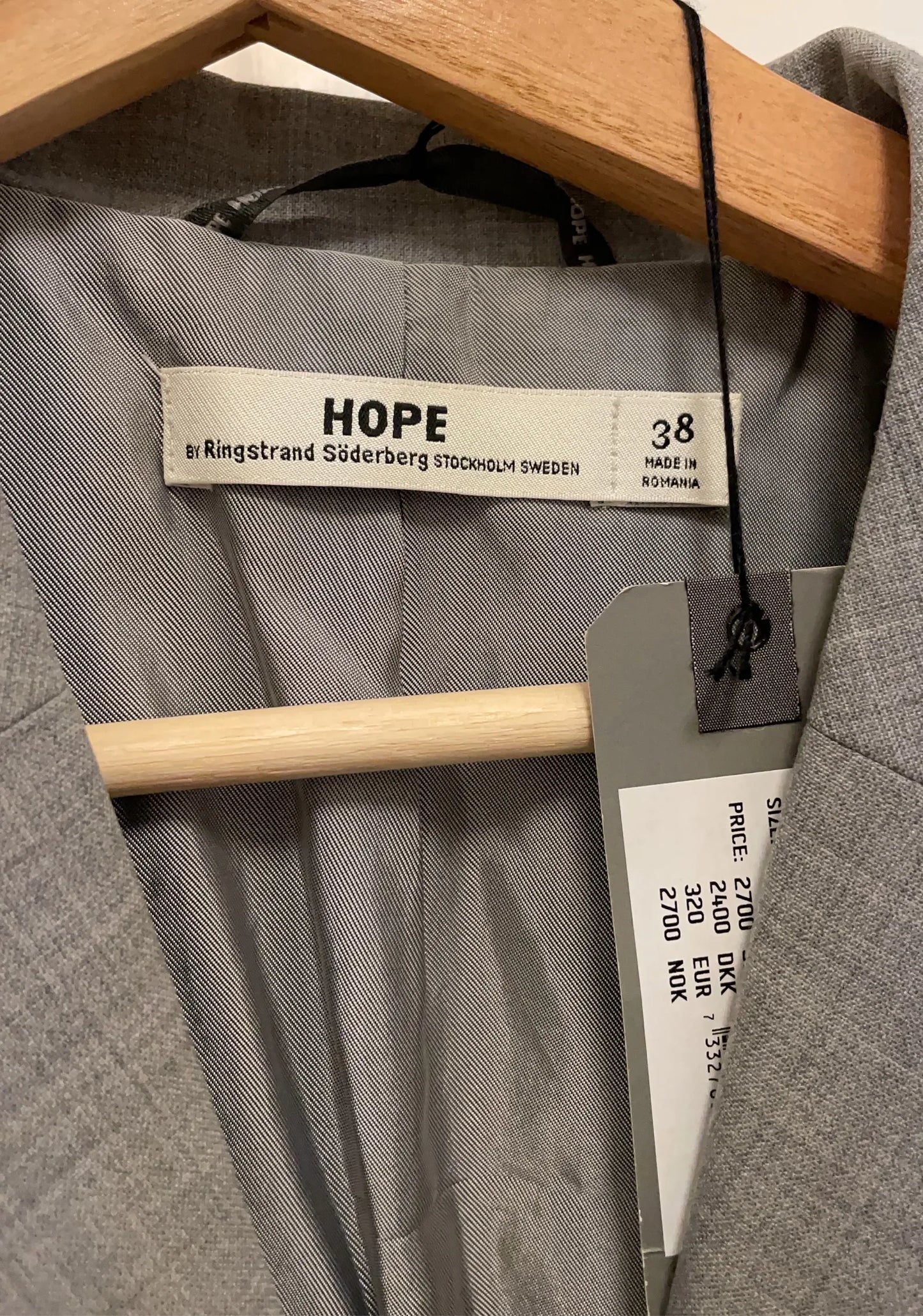 Hope The One-kavaj NWT