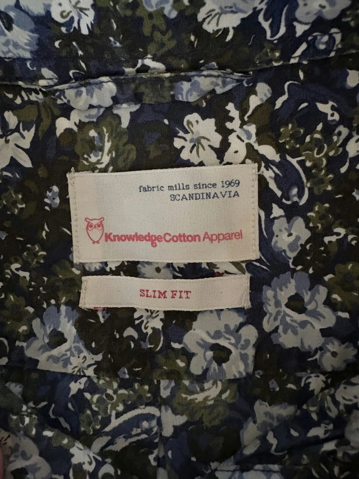 Knowledge Cotton Apparel Slim Fit-skjorta