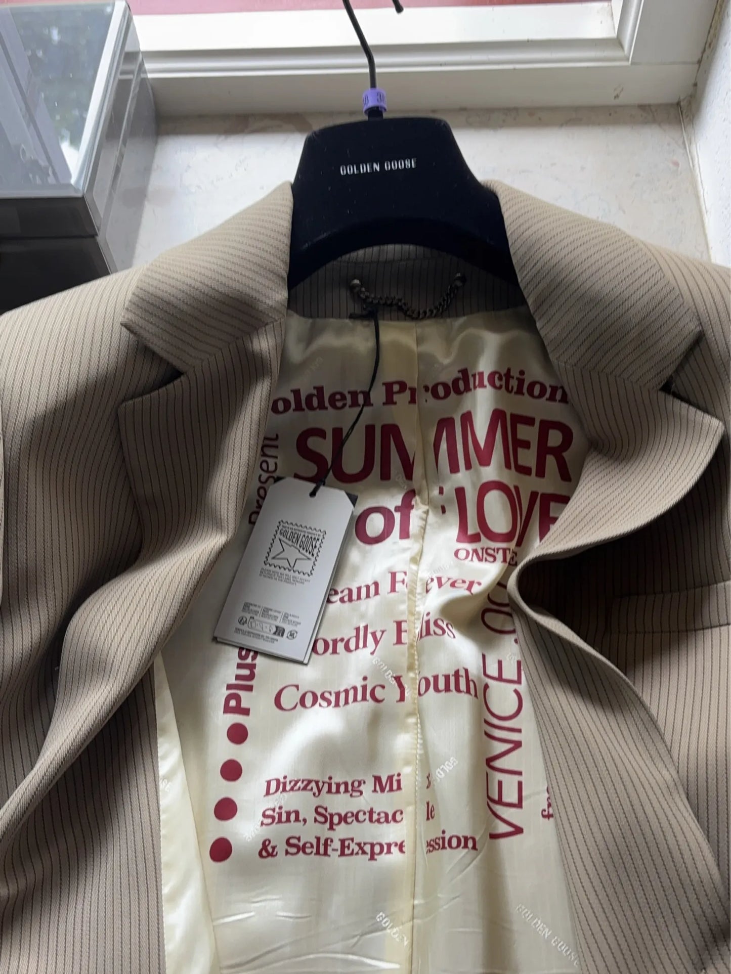 Golden Goose Oversized Maia-kavaj NWT