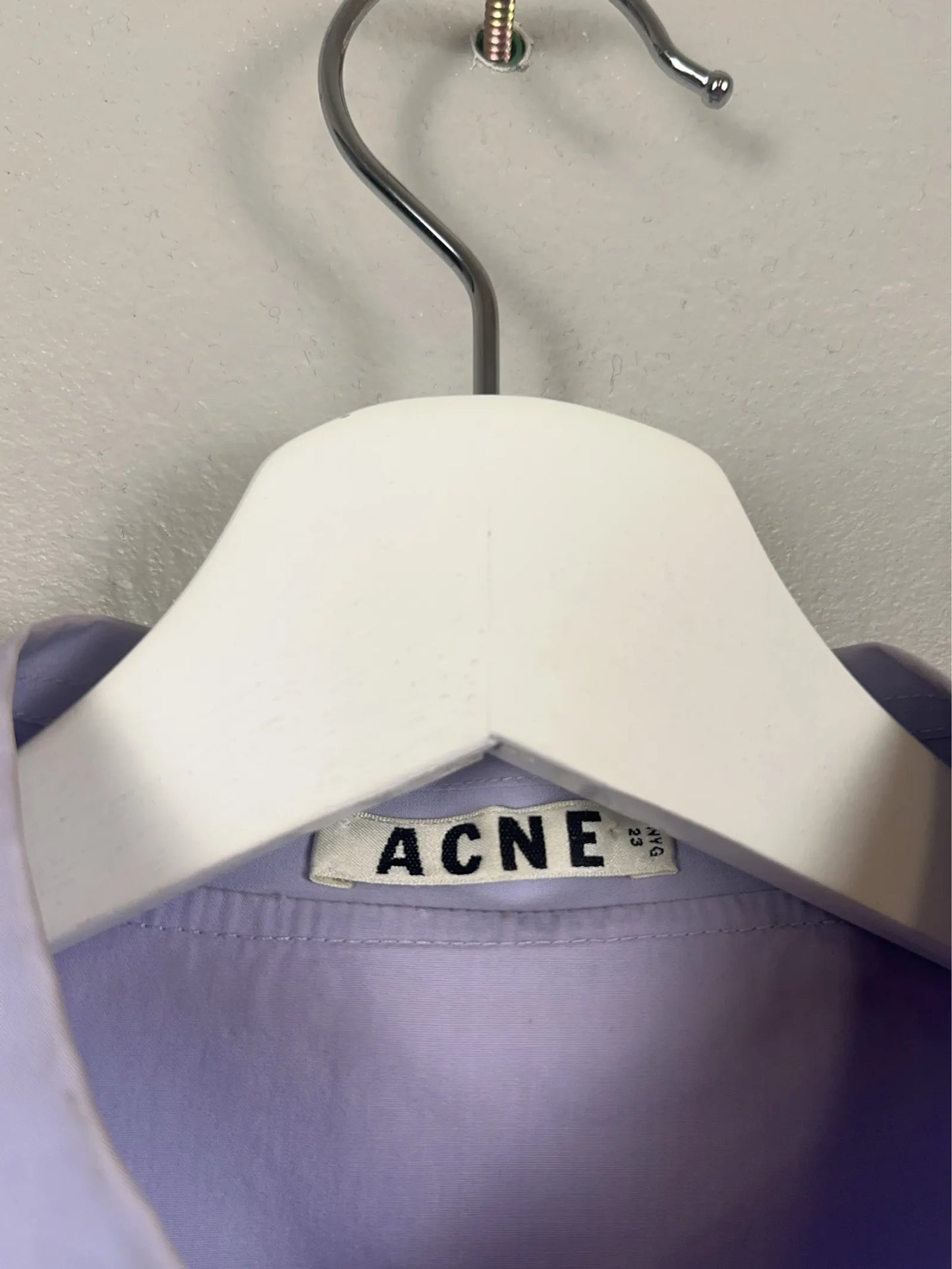 Acne Studios Patti Poplin Paw13-skjorta