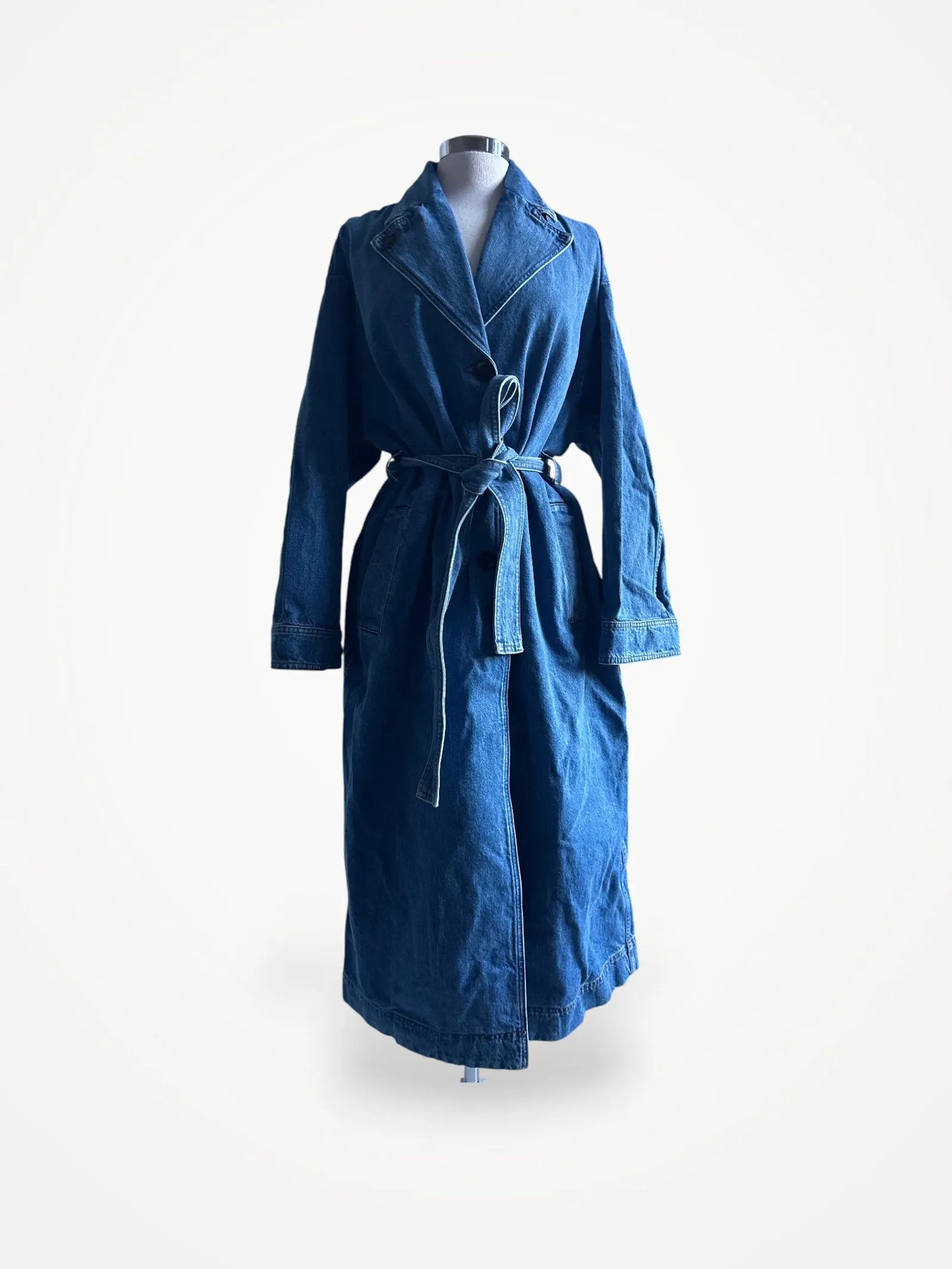 Teurn Studios Denim Trenchcoat
