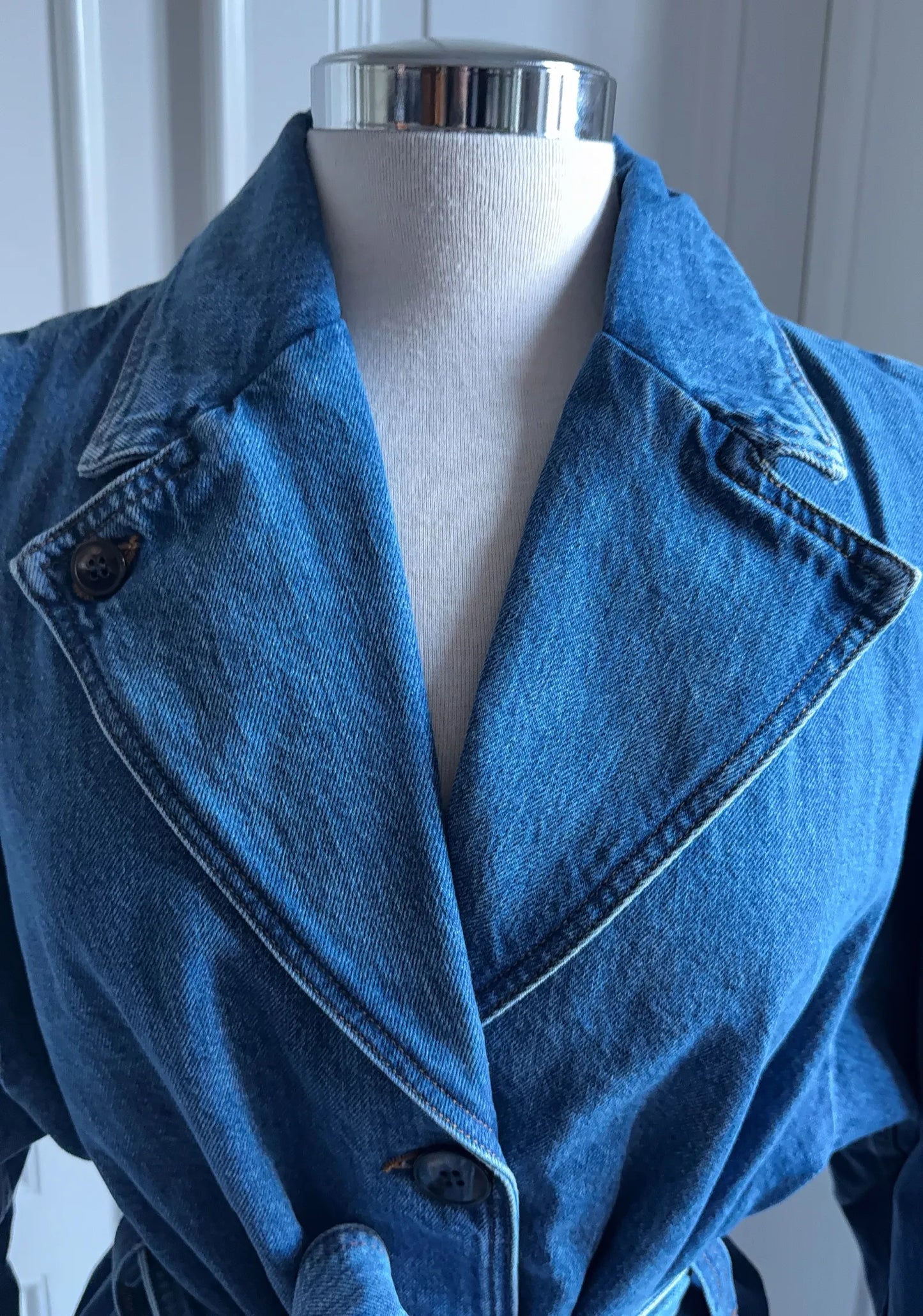Teurn Studios Denim Trenchcoat