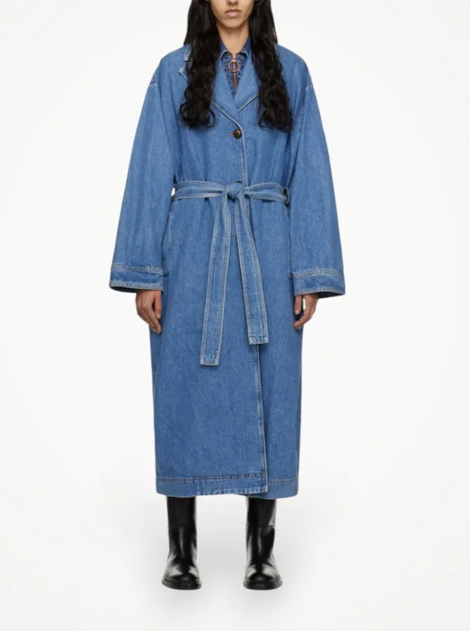 Teurn Studios Denim Trenchcoat