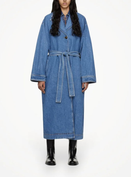 Teurn Studios Denim-trenchcoat NWT