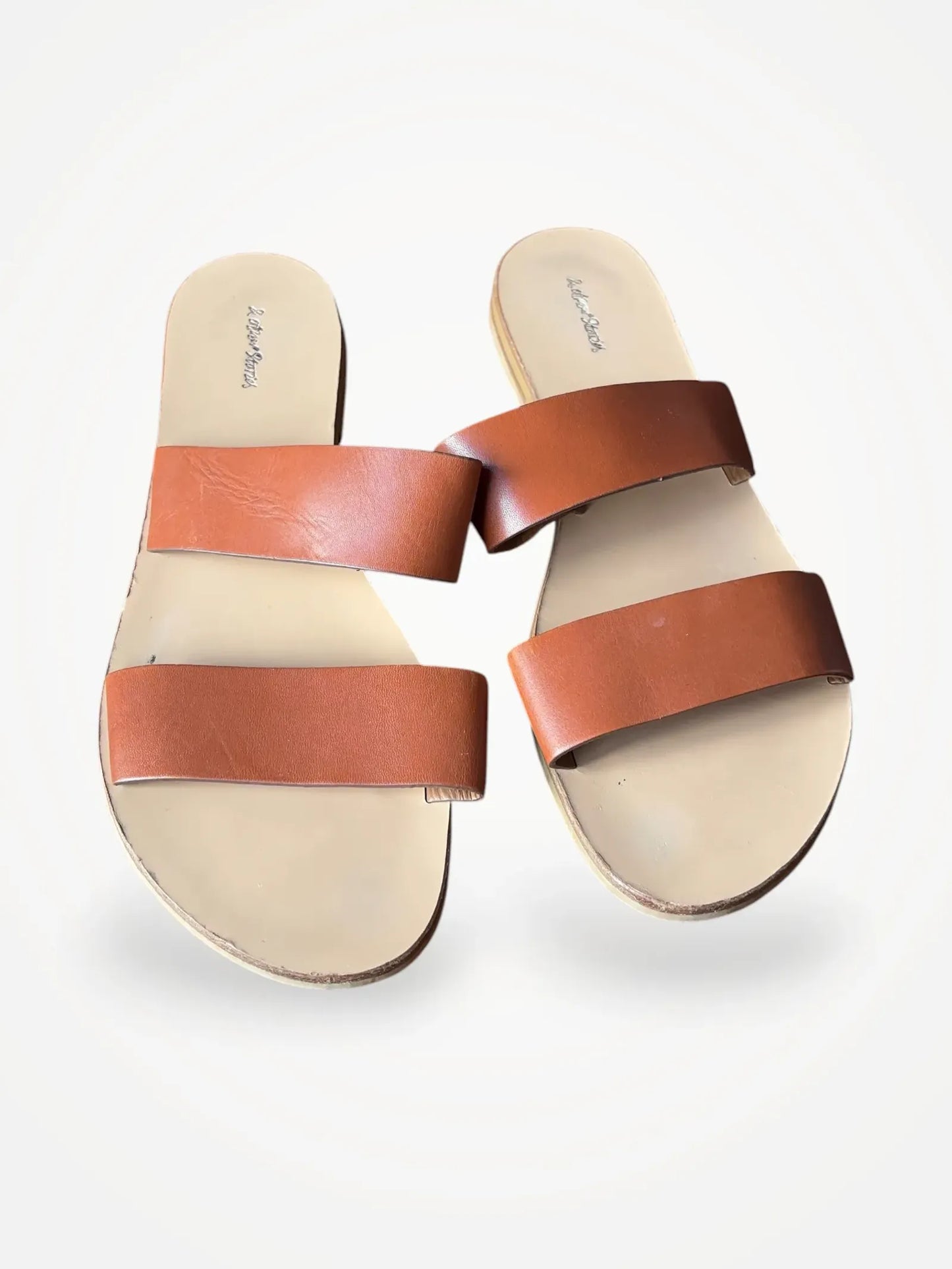& Other Stories Läderslides-skinnsandaler