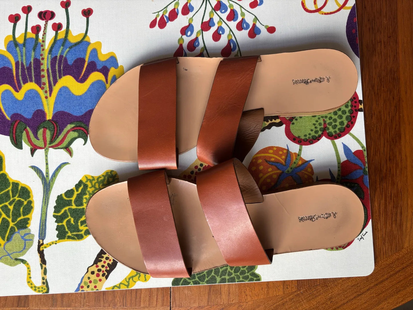 & Other Stories Läderslides-skinnsandaler