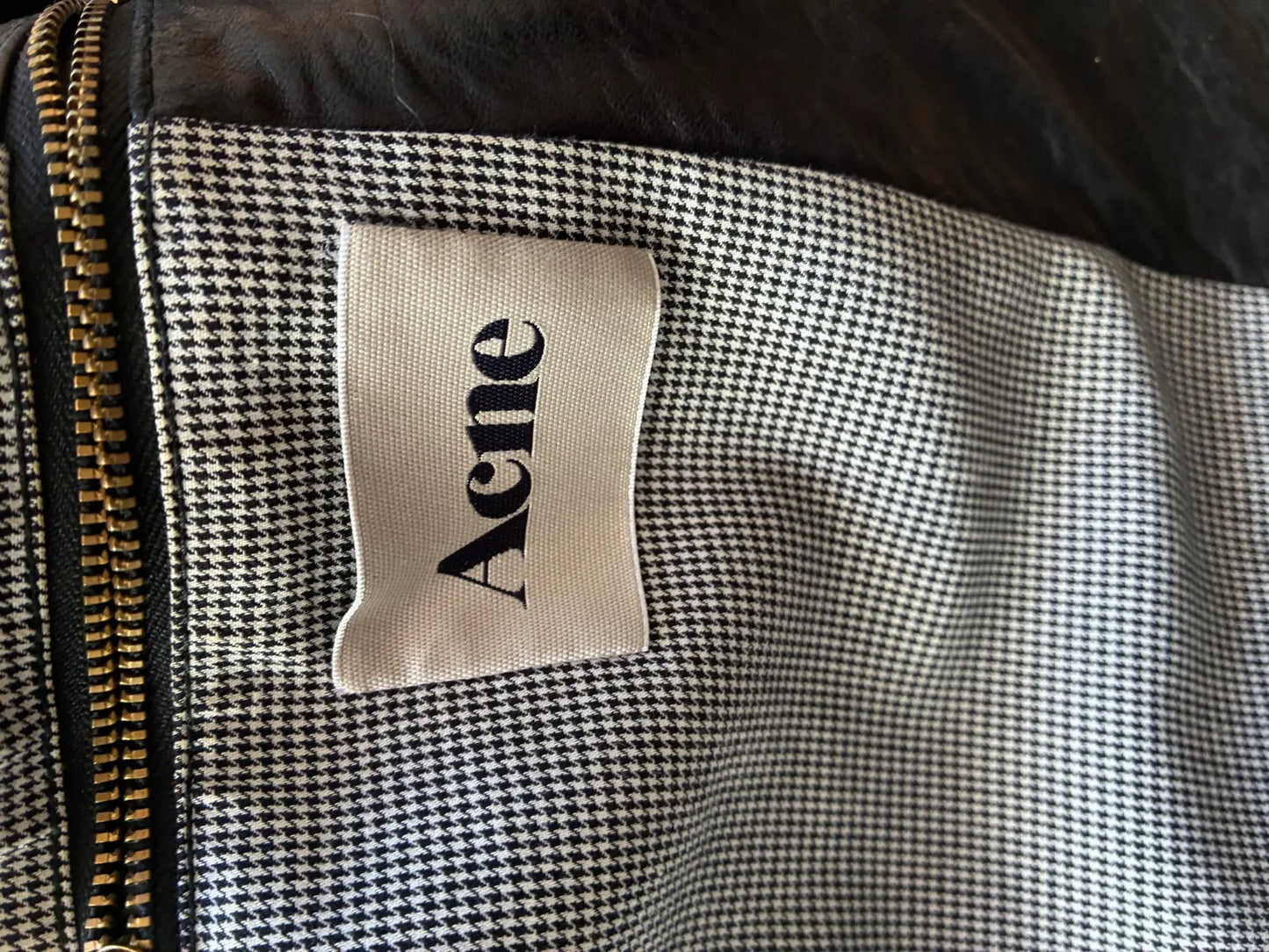 Acne Studios Rita Aw09 Leather jacket