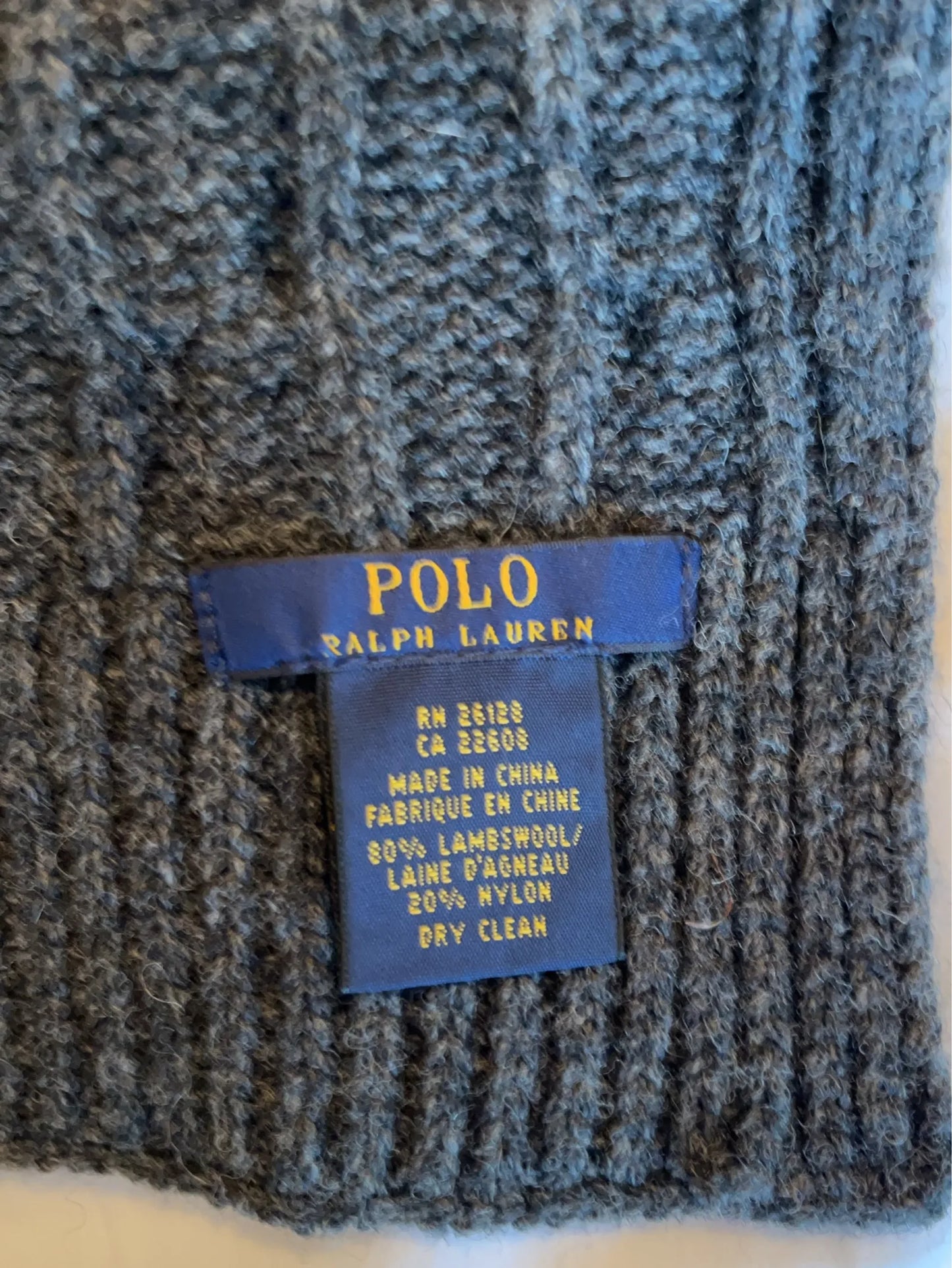 Ralph Lauren-ullhalsduk