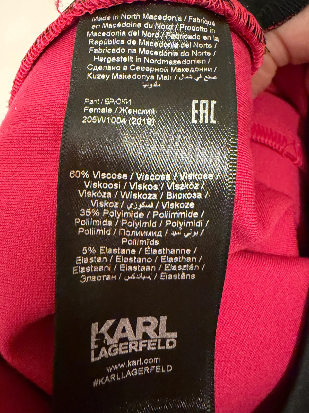 Karl Lagerfeld-kostymbyxor