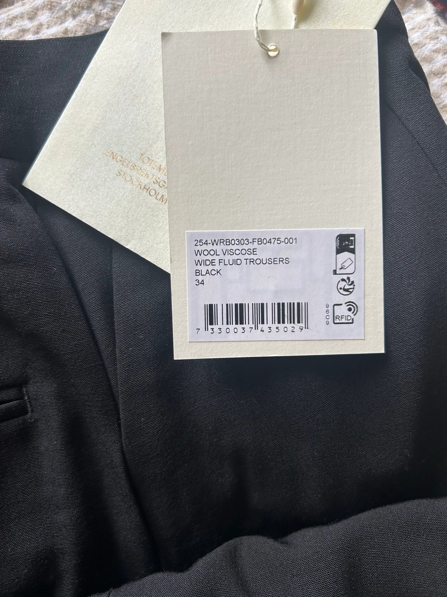 Toteme Wide Fluid-kostymbyxor NWT