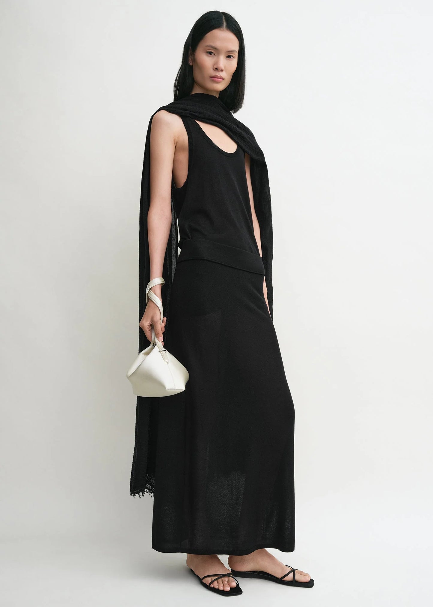 Toteme Long Knit Skirt