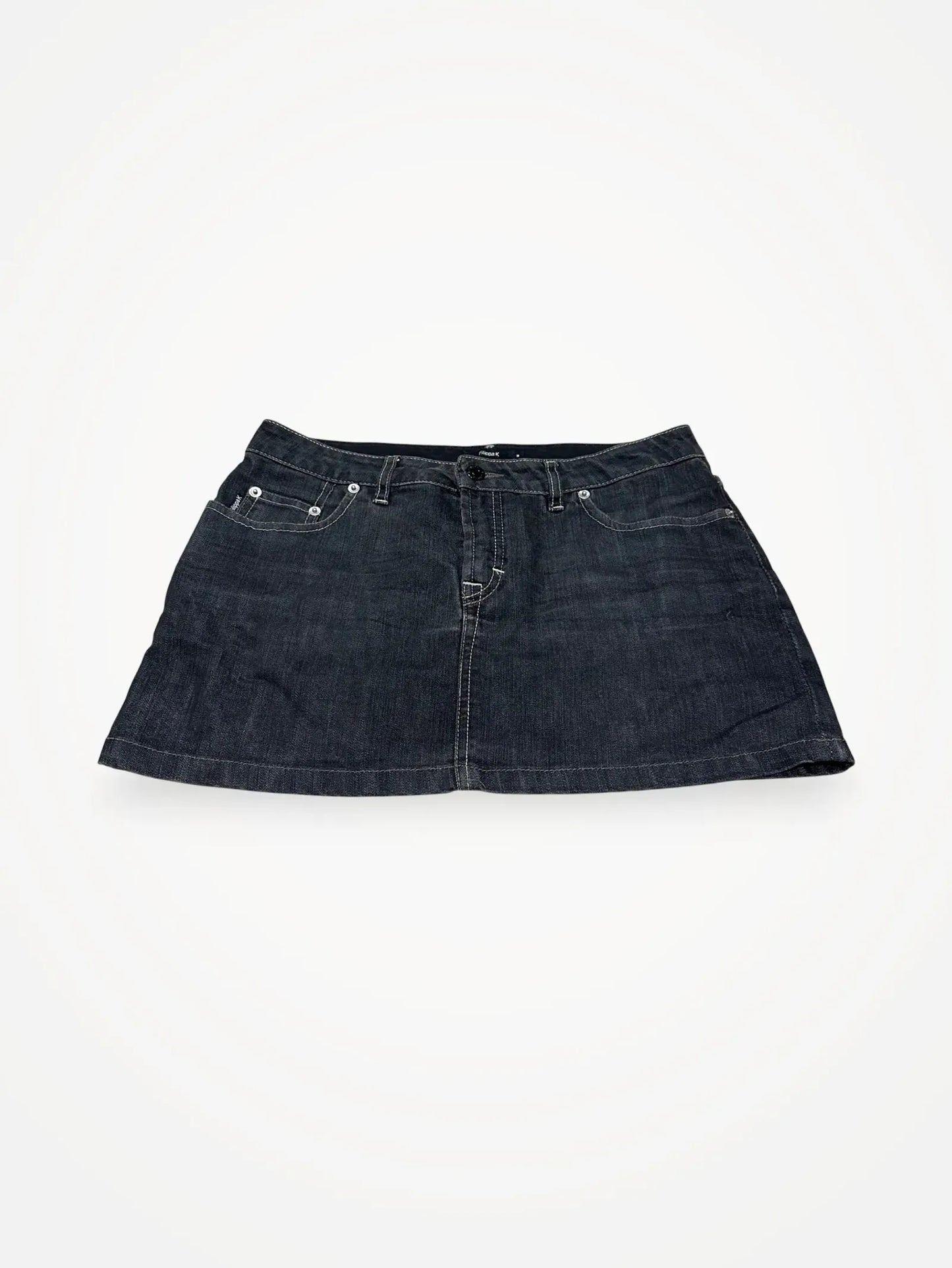 Filippa K Classic Denim Charcoal Skirt