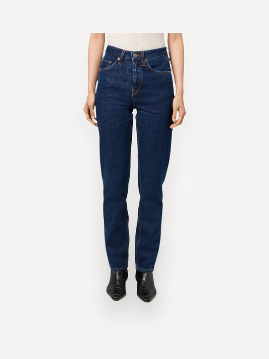 Singular Society Women's High-waisted Straight-leg Denim-jeans