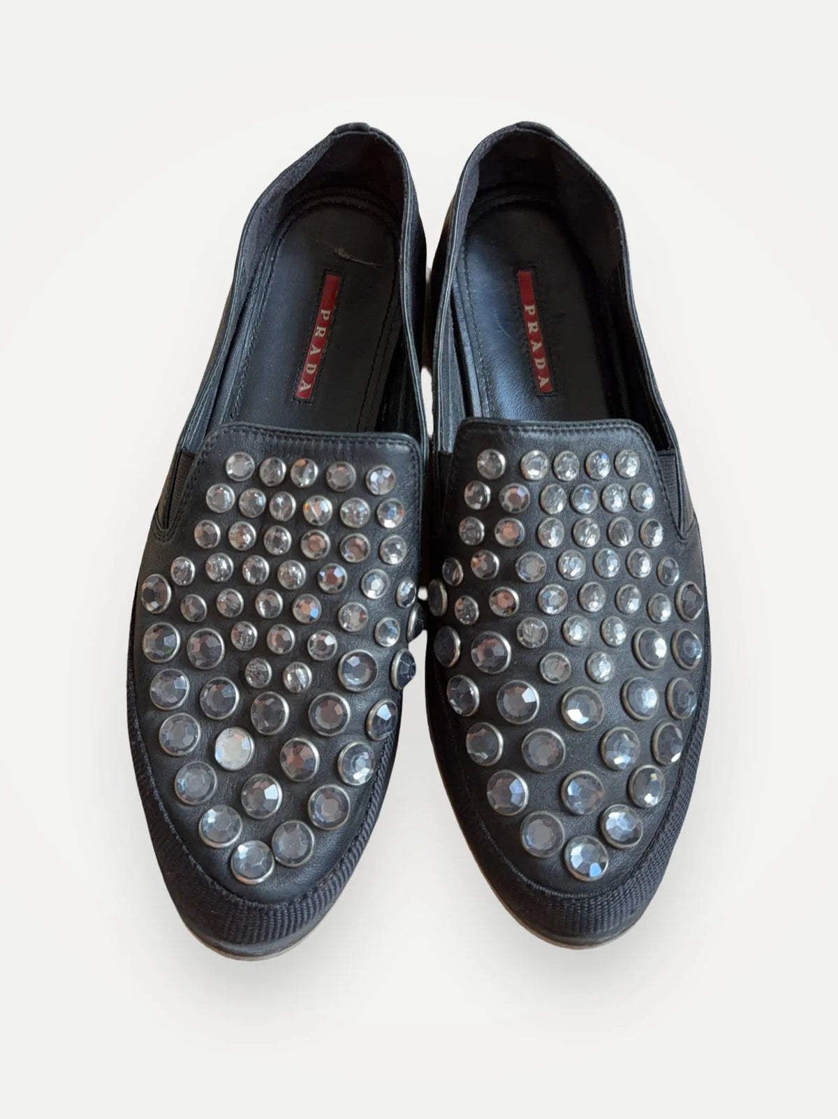 Prada-skinnloafers