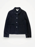 Arket Soft Black Organic Twill Work Style-jacka