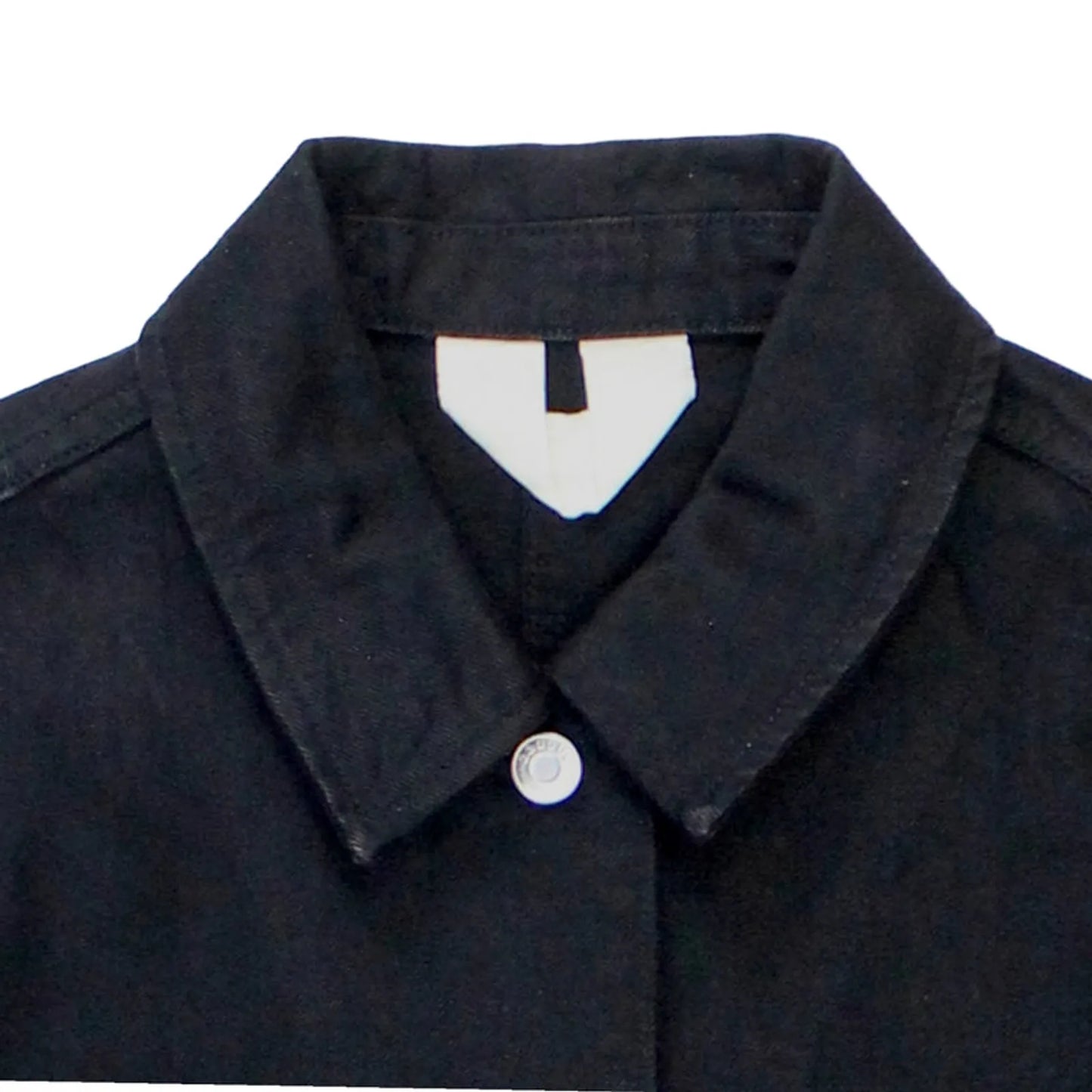 Arket Soft Black Organic Twill Work Style-jacka