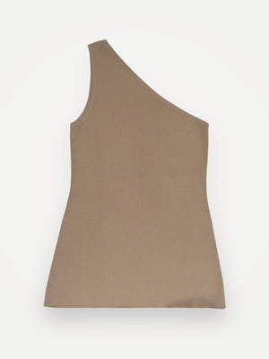 Toteme One Shoulder Ribbed 233-5183-755-linne