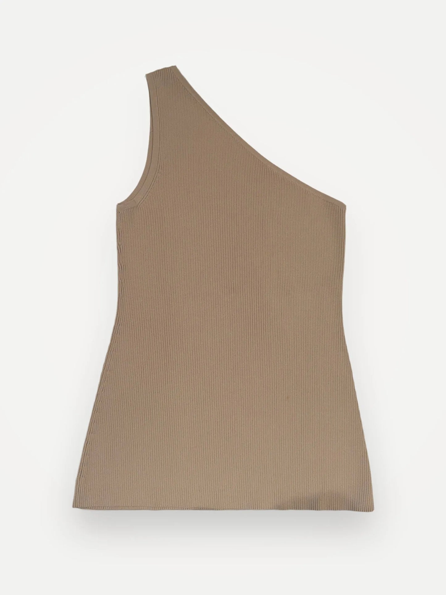 Toteme One Shoulder Ribbed 233-5183-755-linne