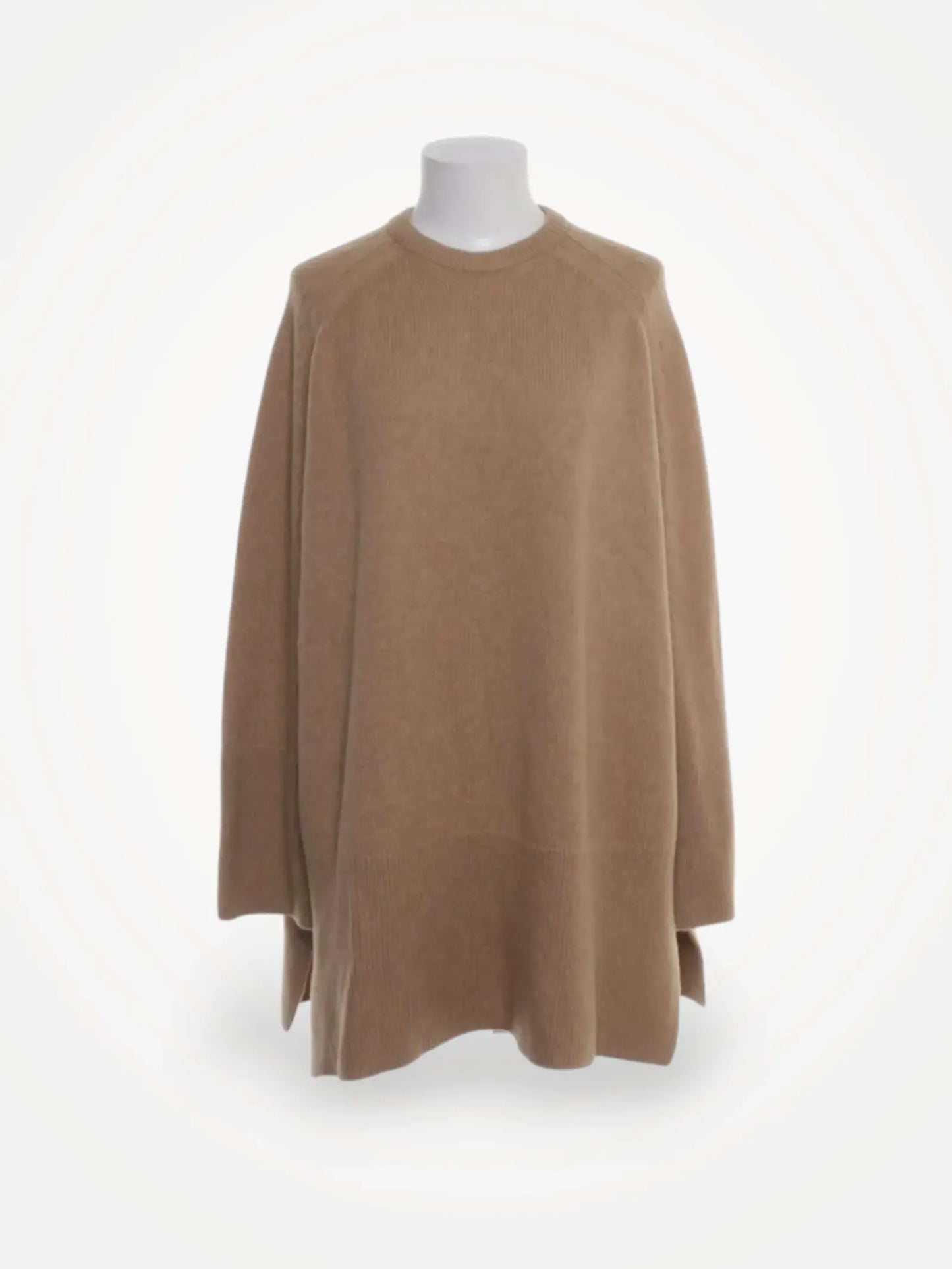 Toteme Merino Camel Slit Knit-ulltröja
