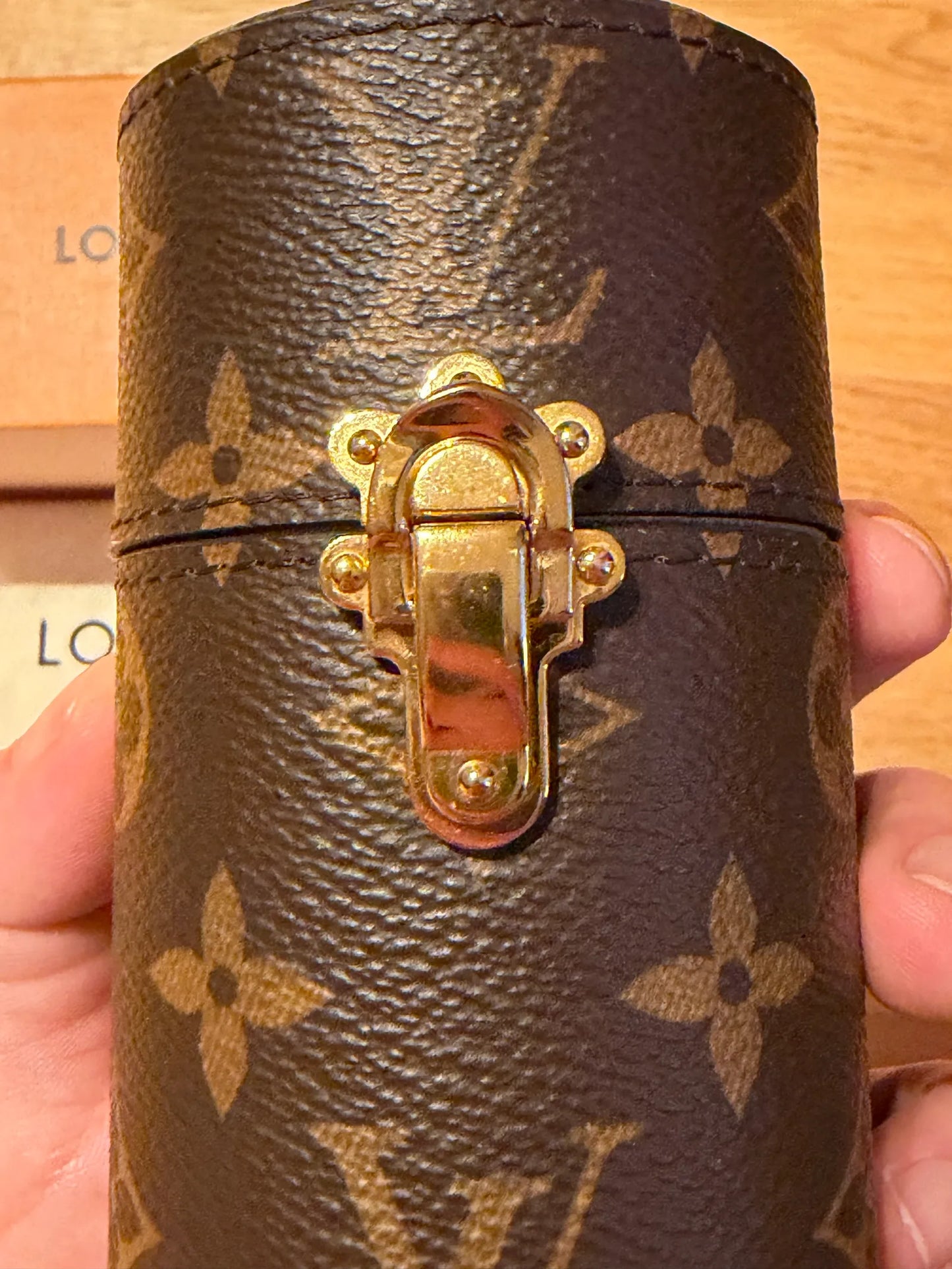Louis Vuitton Perfume Travel Case 100ml-skinnplånbok
