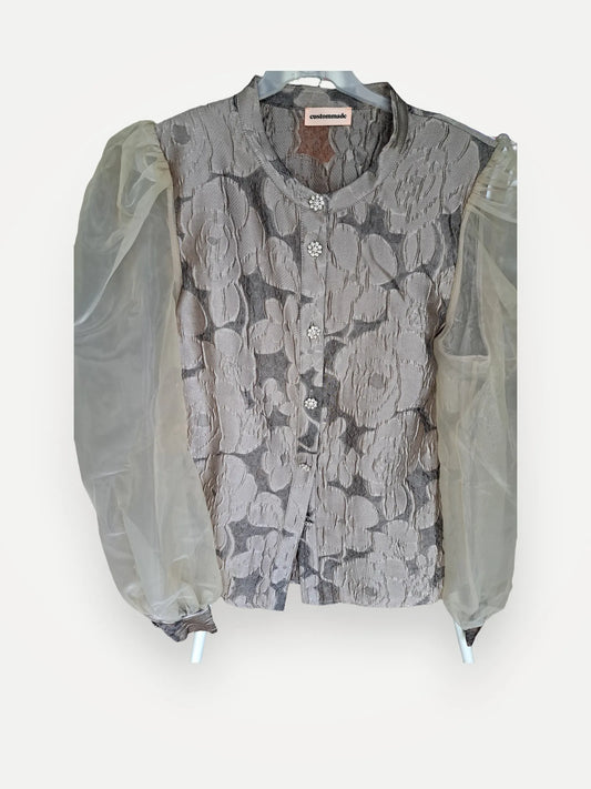 Custommade-blus NWOT