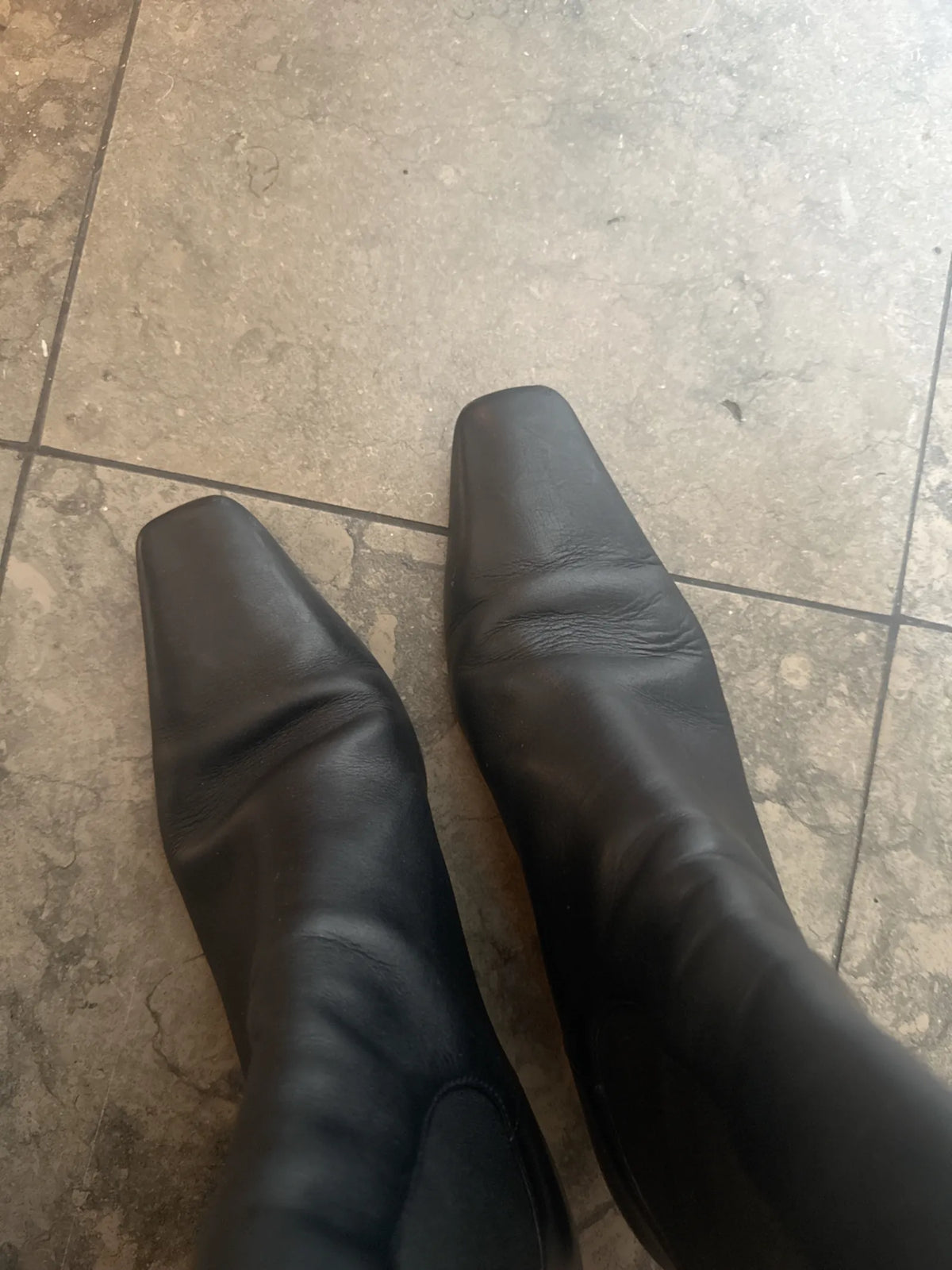 Toteme Leather Mid-skinnboots