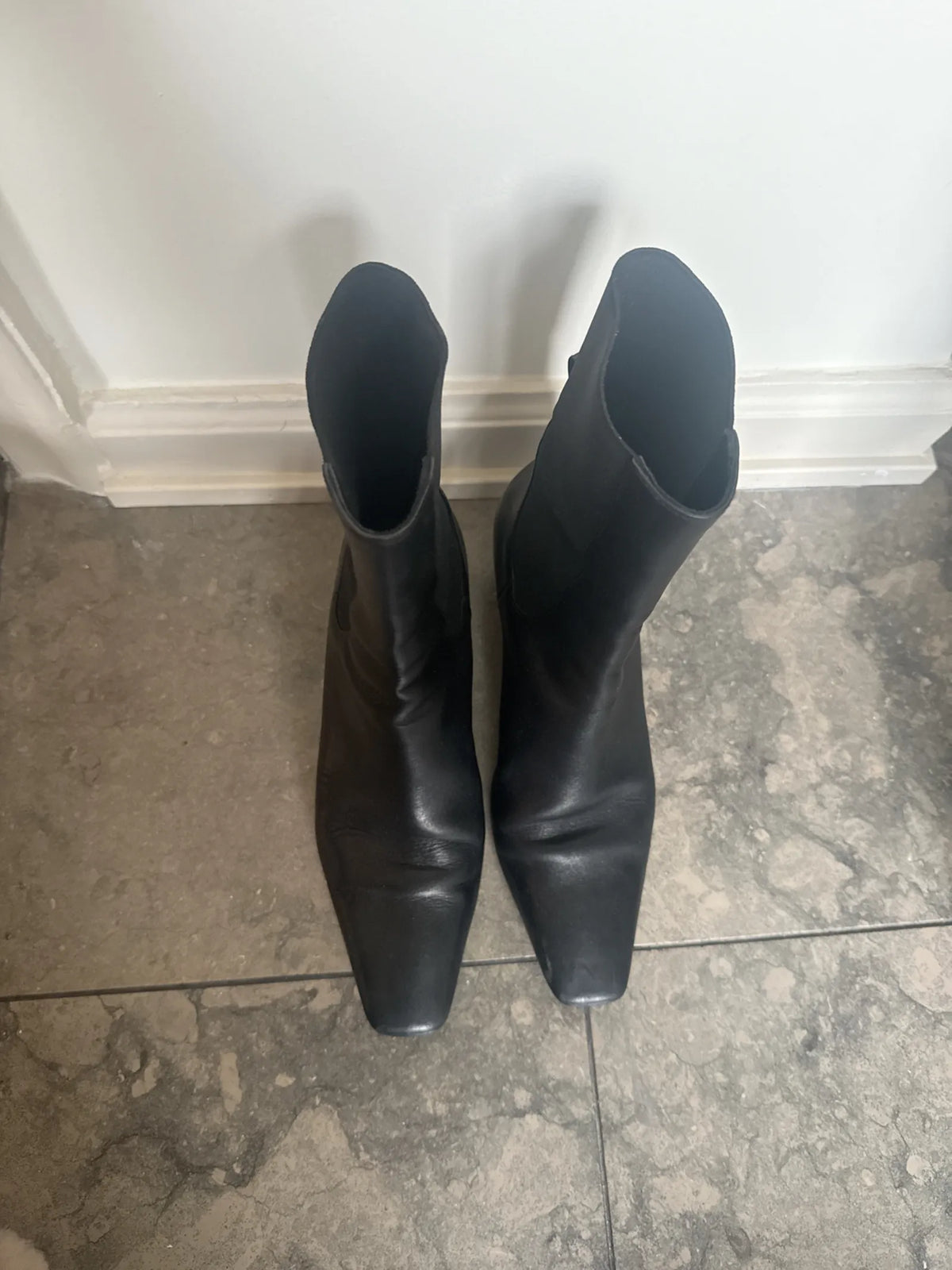 Toteme Leather Mid-skinnboots