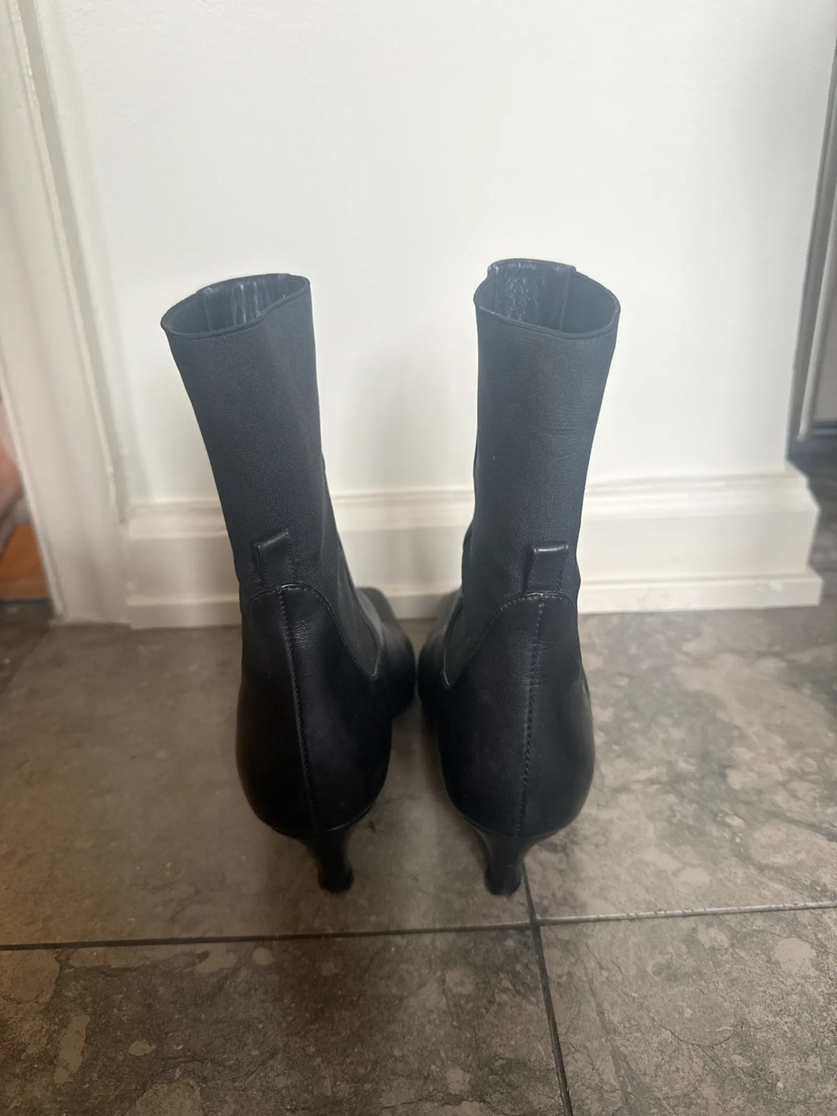 Toteme Leather Mid-skinnboots