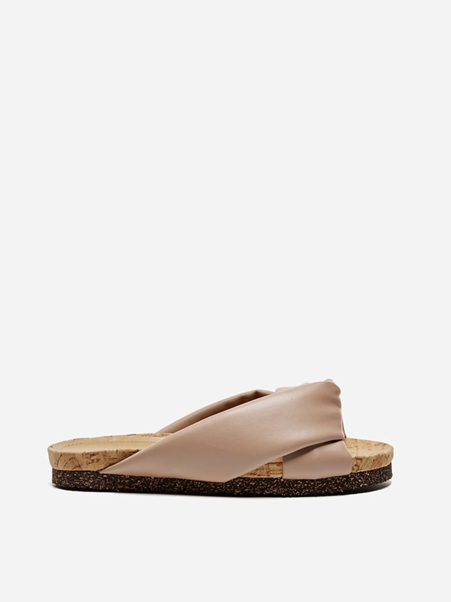 Flattered Lou Beige Vegan Sandals